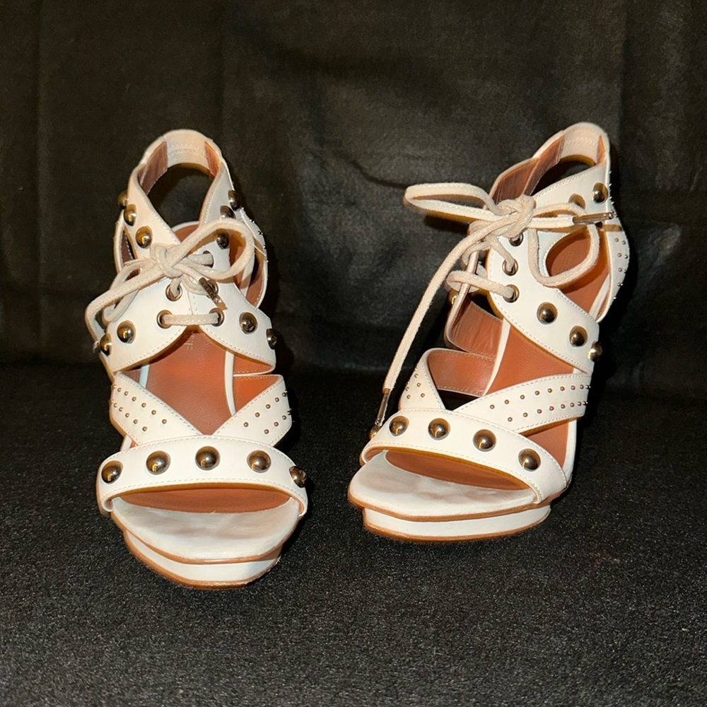 Studded platform sandals